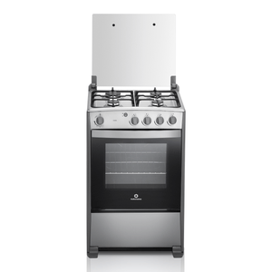 COCINA A GAS CORUÑA QZ HOME CON 4 QUEMADORES 24" CROMA