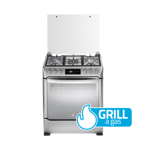 COCINA A GAS ROMA ZAFIRO 5 QUEMADORES 30" CROMA