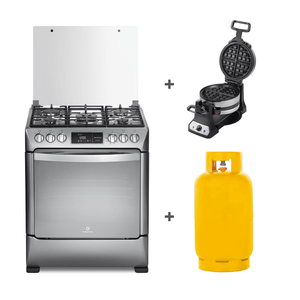 COCINA A GAS  SMART MONTECARLO ZAFIRO 5 QUEMADORES CROMA 30"