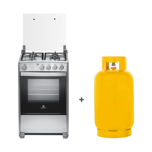 COCINA A GAS MÉRIDA QUARZO HOME 4 QUEMADORES 24" CROMA