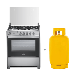 COCINA A GAS MURCIA QUARZO HOME 5 QUEMADORES CROMA 32"