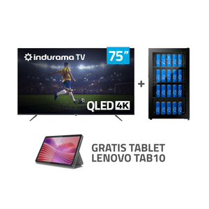 COMBO TV 75" QLED 4K UHD + MINI COOLER VFV‑120