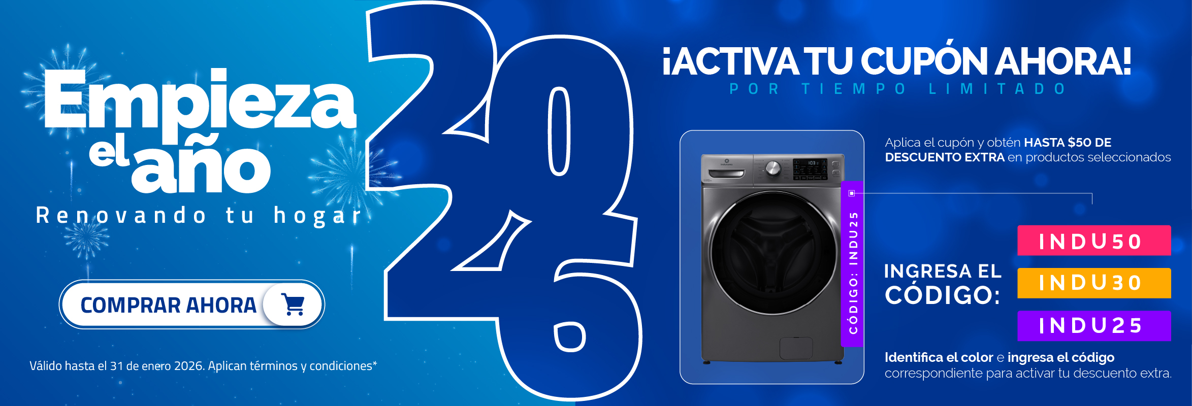 2026, año nuevo, DESCEUNTOS, CUPONES