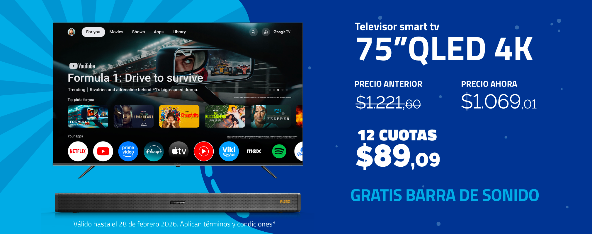 TELEVISOR, REGALO, GRATIS, Barra de sonido